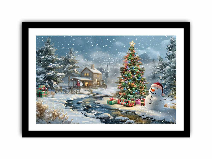 Festive Scene  Art Print