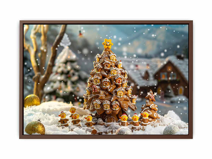 Gingerbread Tree  Poster