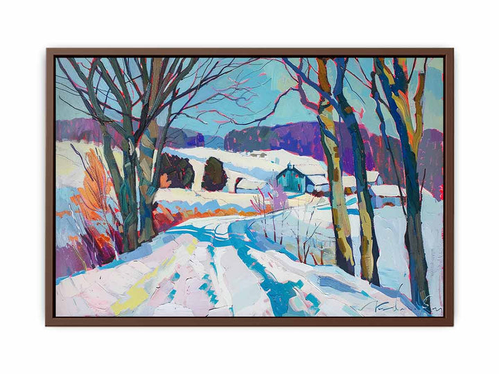 Snow Landscape  Poster