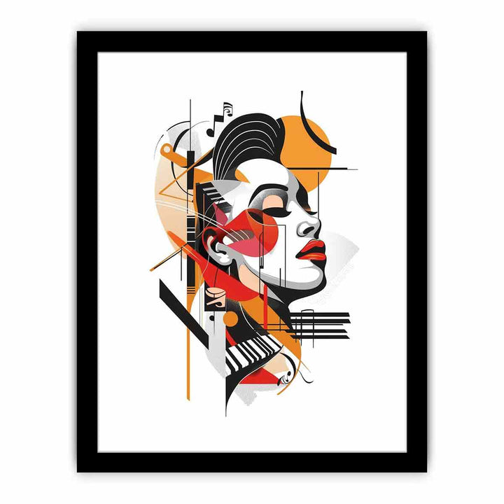 Abstract Face  Art Print