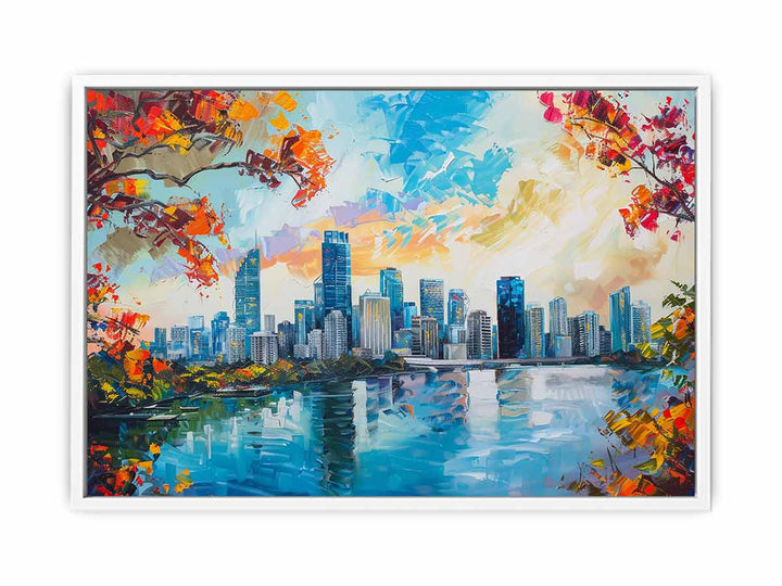 Brisbane City  Framed Print