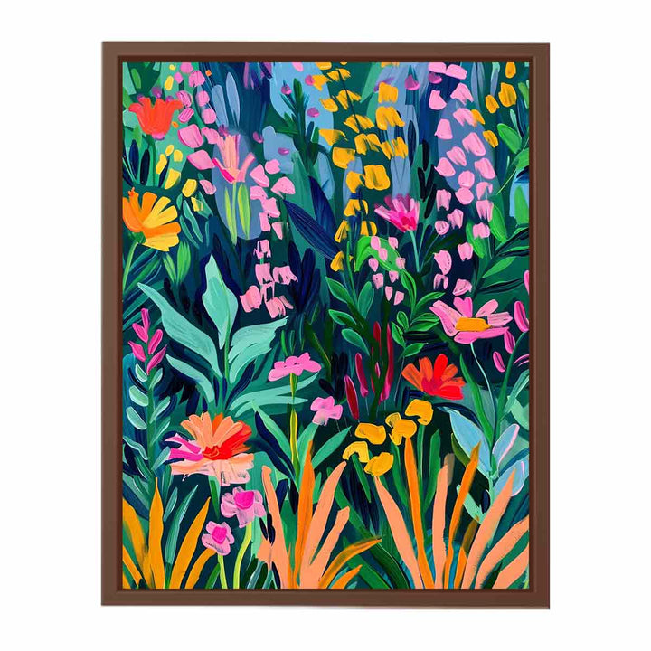 Vibrant Garden   Poster