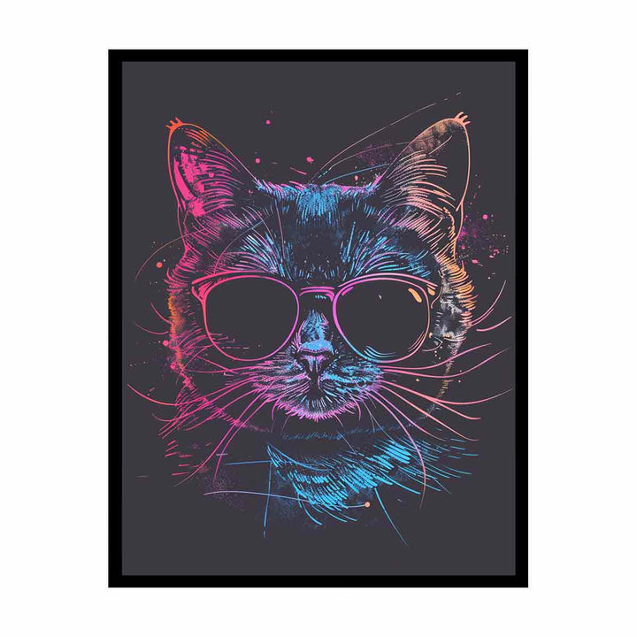 Retro cat  Painting