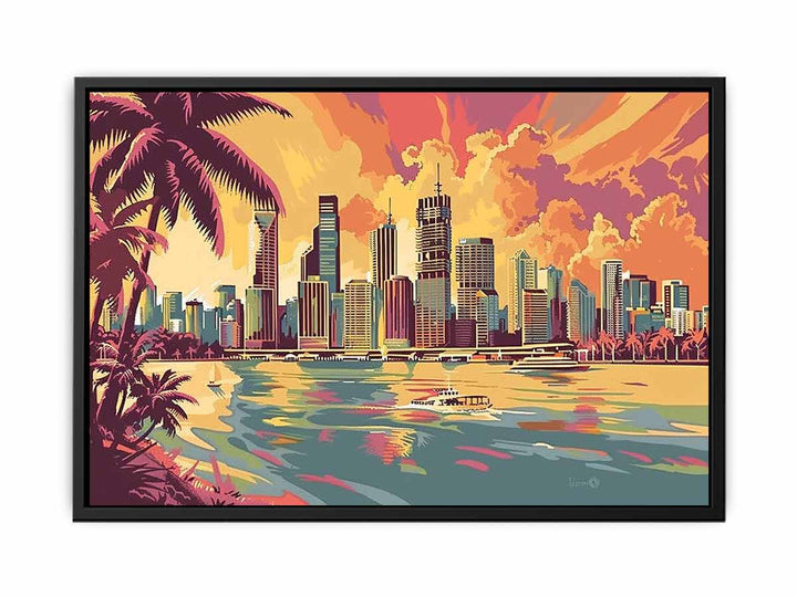 Brisbane  Retro  Painting