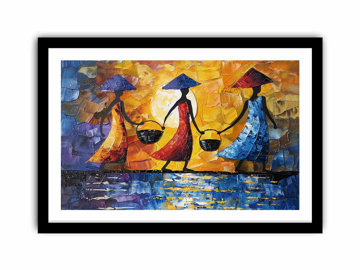 3 African women  Art Print