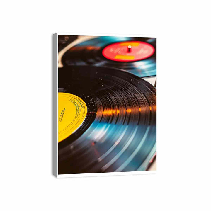 Vinyl Records Canvas Print