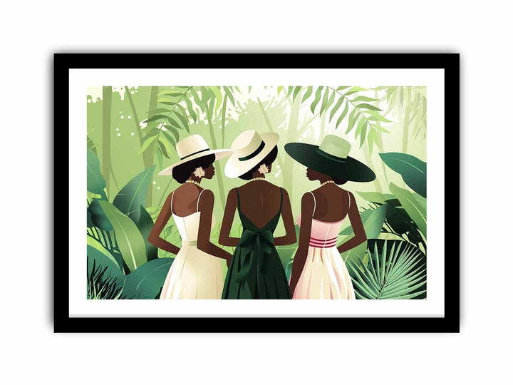 Chic Women   Art Print