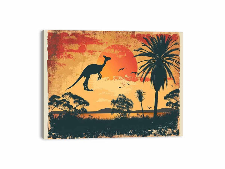 Kangaroo  Canvas Print