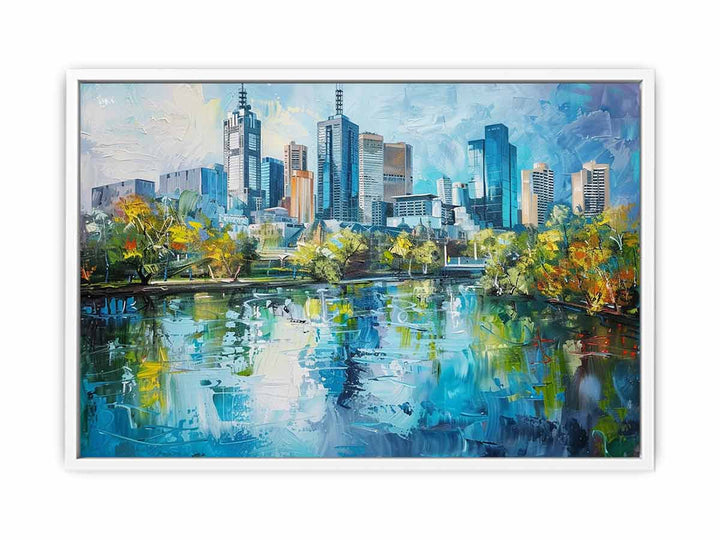 Melbourne  Framed Print