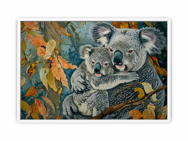 Koala Mother &  Child  Framed Print