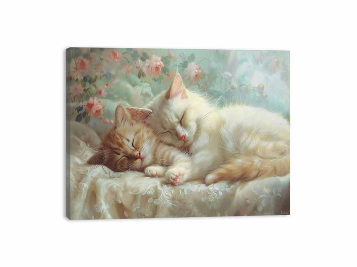 Cat Cute Baby Canvas Print