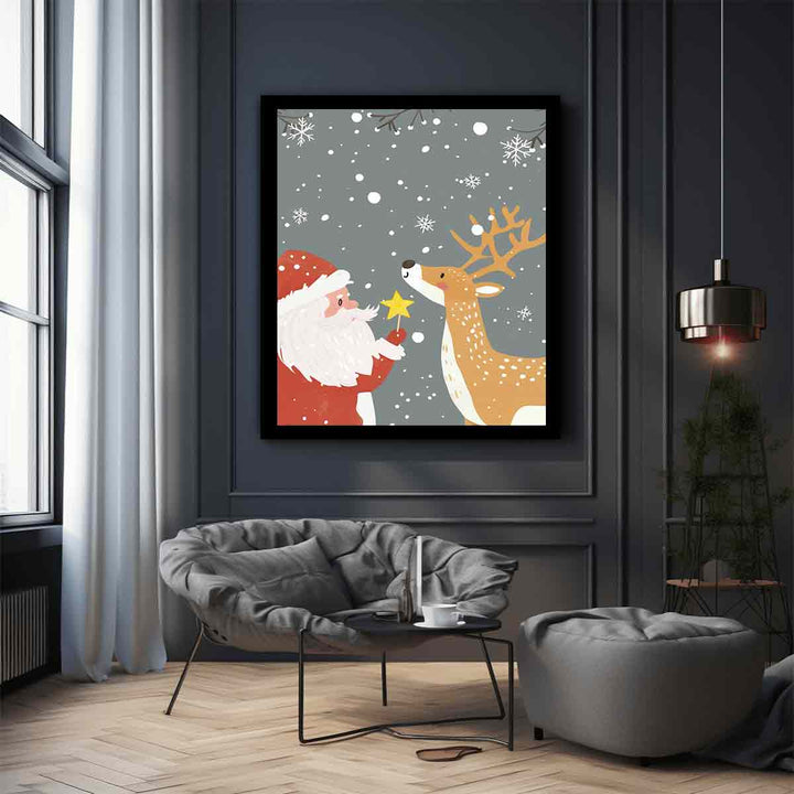 Santa & Reindeer 