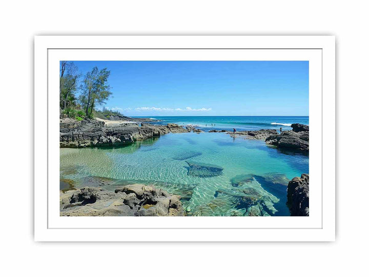 Snapper Rocks Streched canvas