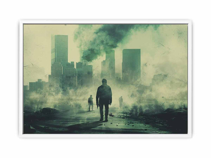 Endless Smoke  Framed Print