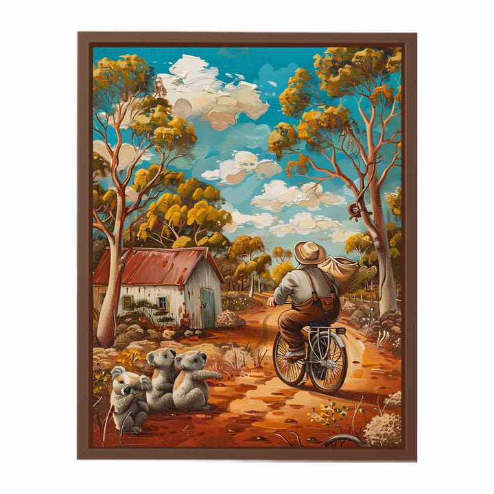 Aussie  Farmhouse   Poster