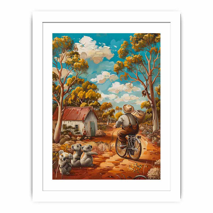 Aussie  Farmhouse  Streched canvas