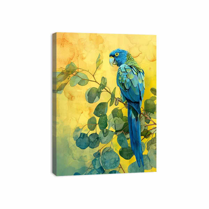 Blue Parrot  Canvas Print