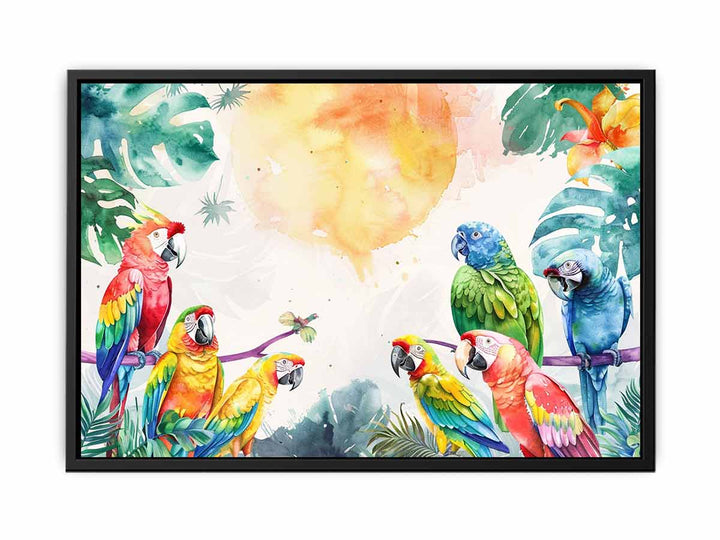 Parrots   Painting