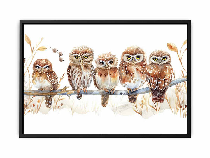 Owl Party   Painting