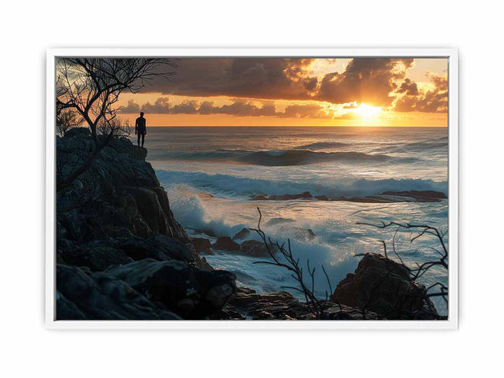 Snapper Rocks  Framed Print