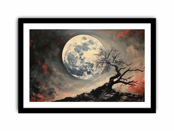 Moon   Art Print