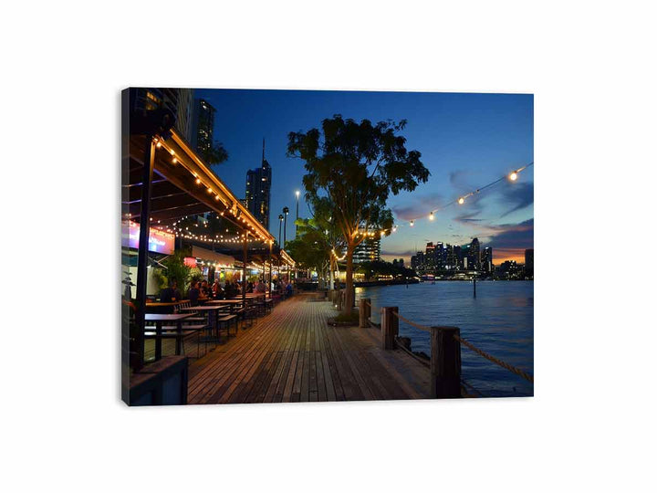 Eagle St Pier Canvas Print