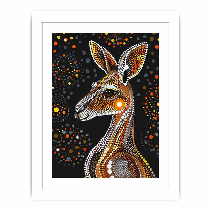 Kangaroo  Streched canvas