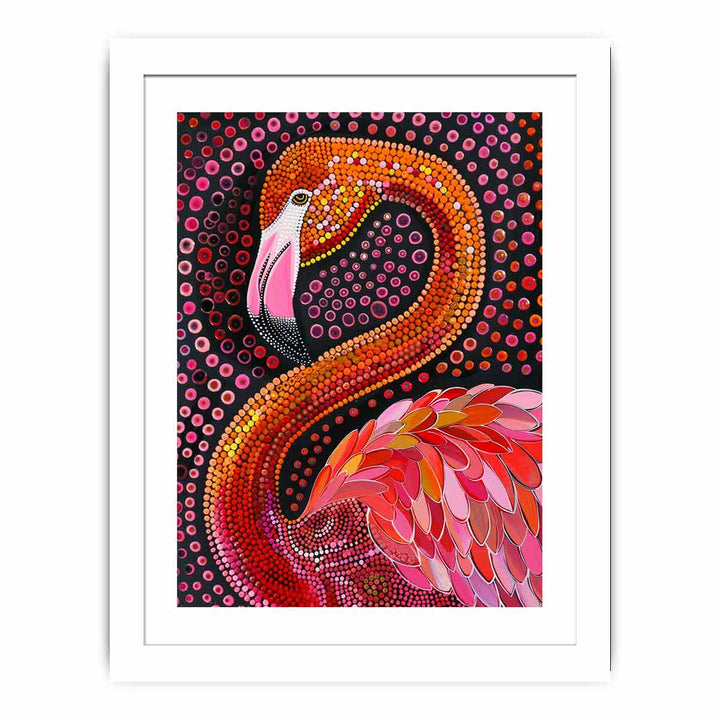 Flamingo  Streched canvas