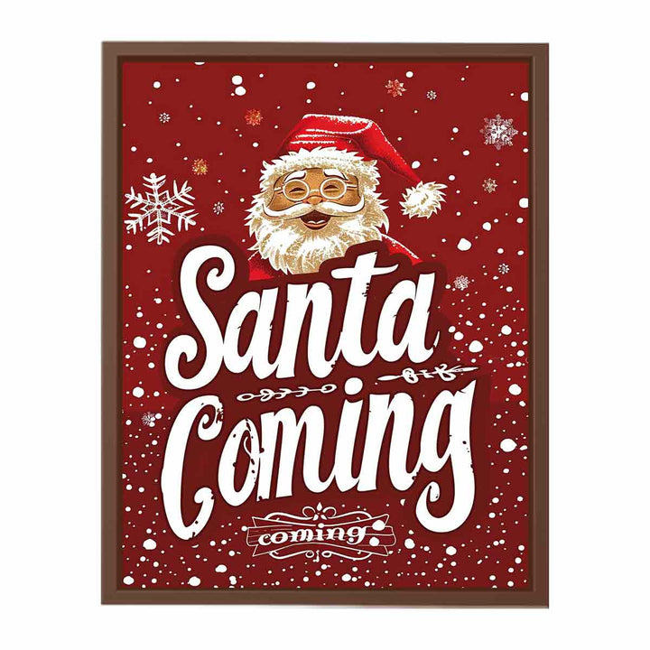 Santa Coming  Poster