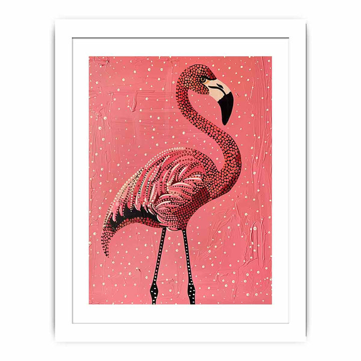 Flamingo  Streched canvas