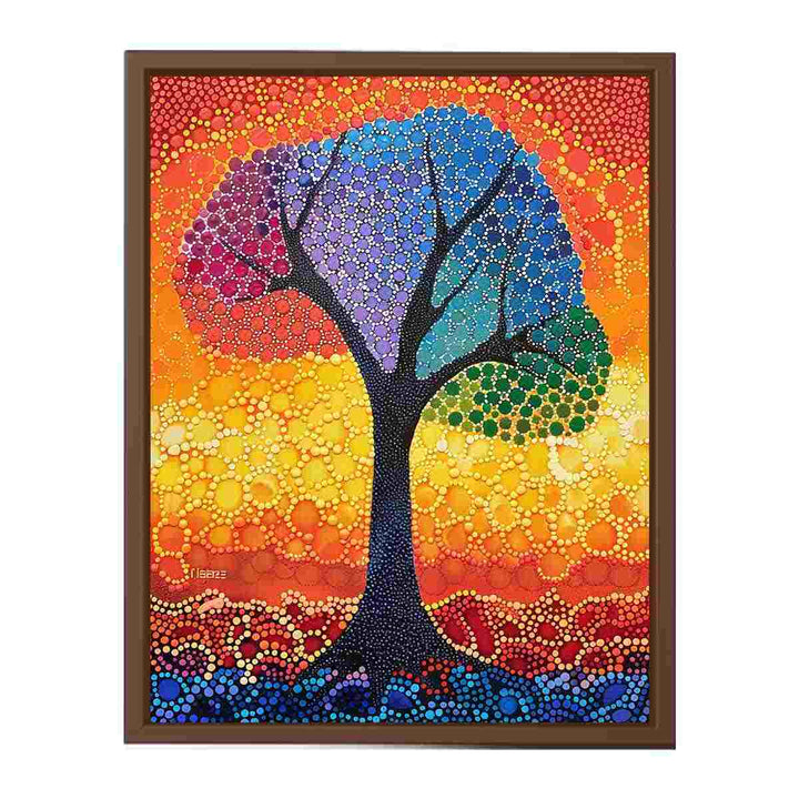 Colorful Tree   Poster