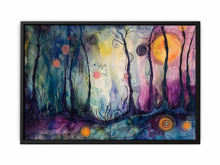 Whimsical Trees  Painting