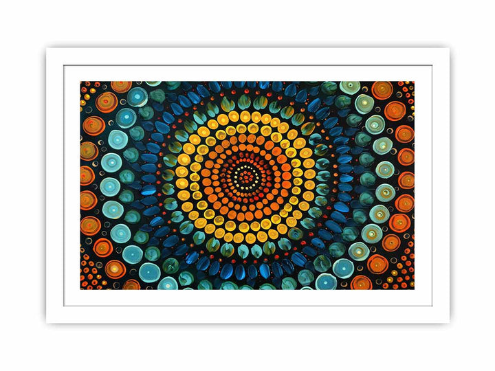 Colorful  Dots  Streched canvas