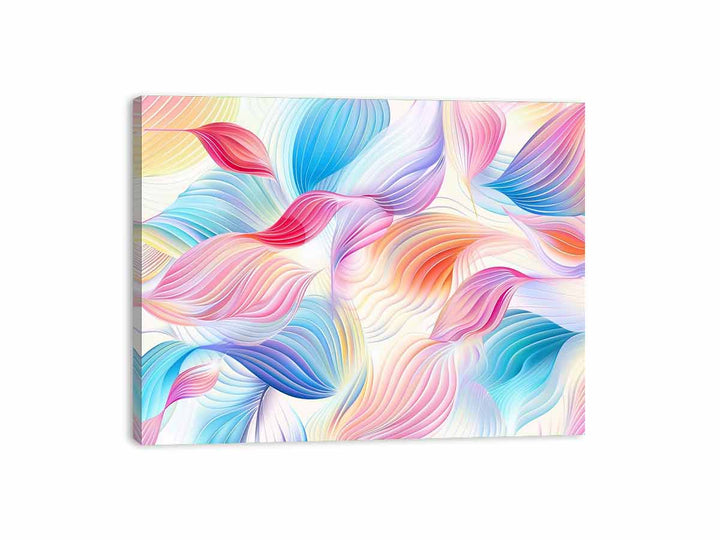 Abstract Leaves Canvas Print