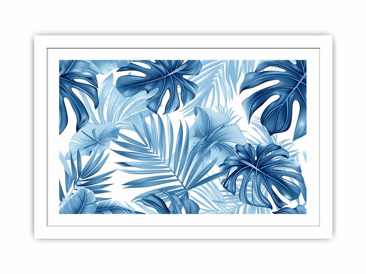 Tropical Leaves  Streched canvas