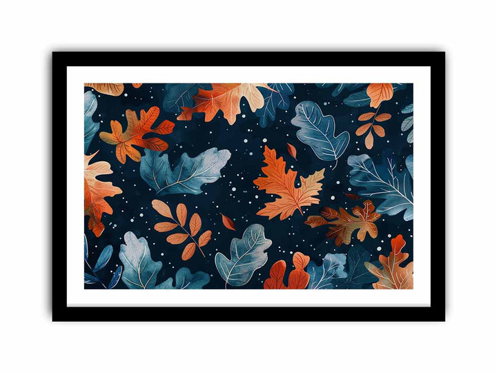 Winter Leaves   Art Print