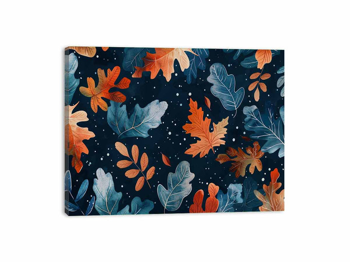 Winter Leaves  Canvas Print