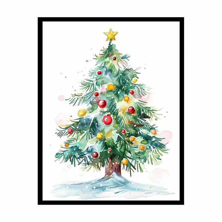 Christmas Tree   Painting