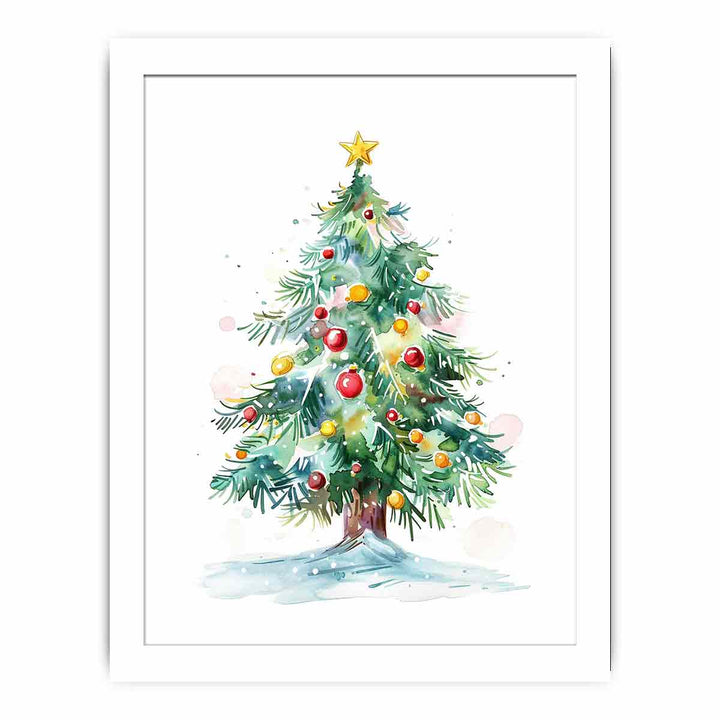 Christmas Tree  Streched canvas