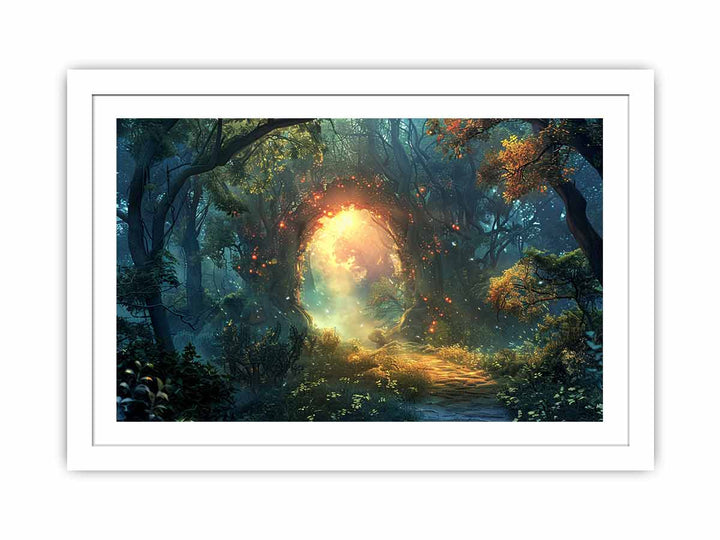 Mystical Forest  Streched canvas