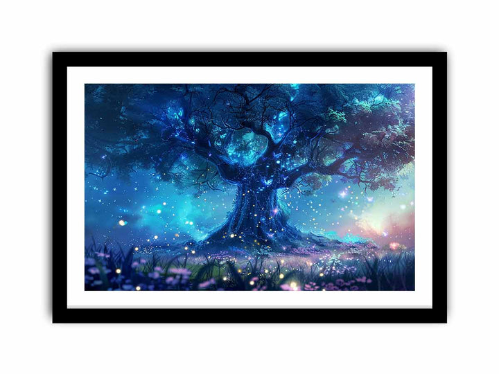 Galaxy Tree  Art Print