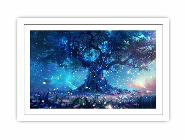 Galaxy Tree Streched canvas