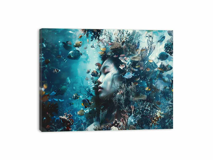 Undersea Meditation Canvas Print