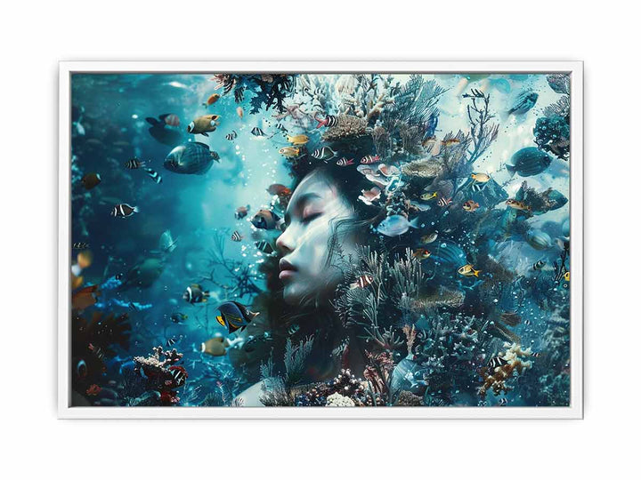 Undersea Meditation Framed Print