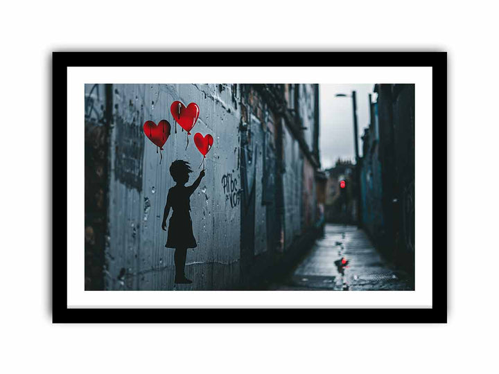 Red Hearts  Art Print