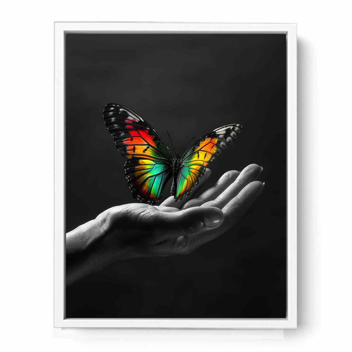 Love in Hands Framed Print