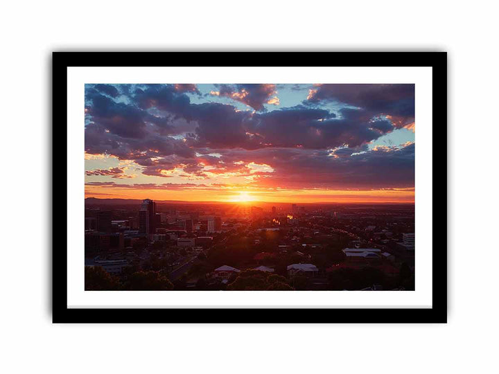 Adelaide Sunset  Art Print