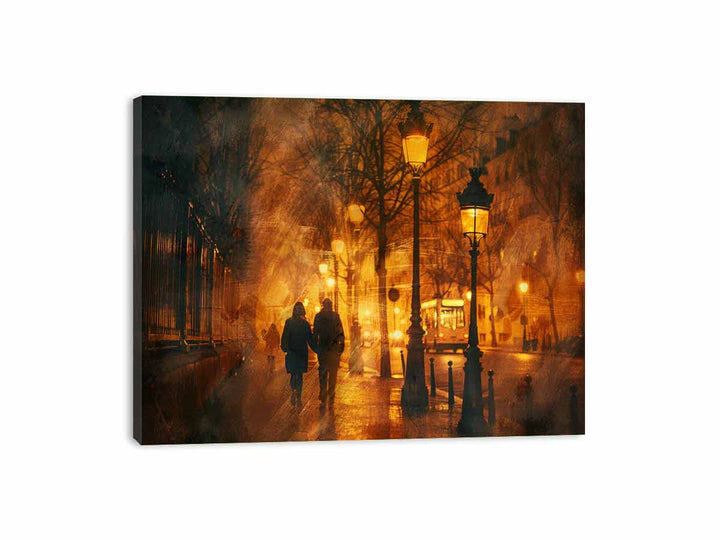 Street Walk  Canvas Print