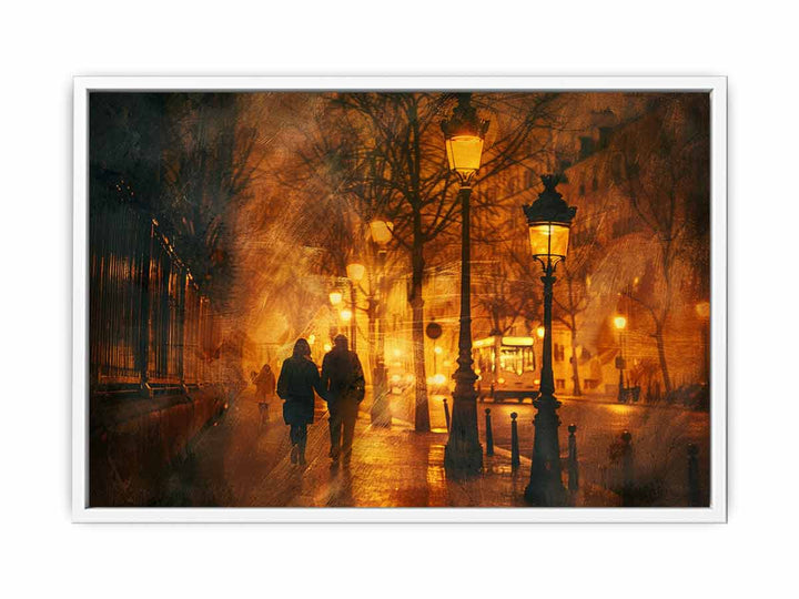 Street Walk  Framed Print