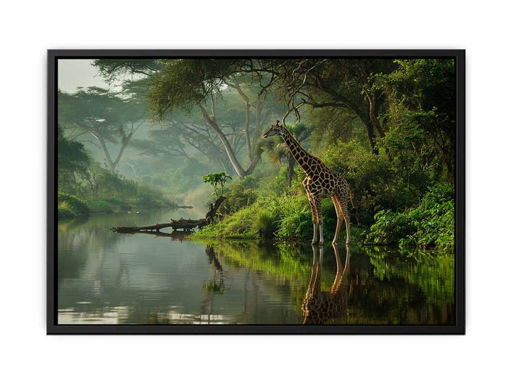 Giraffe in Africa  Painting